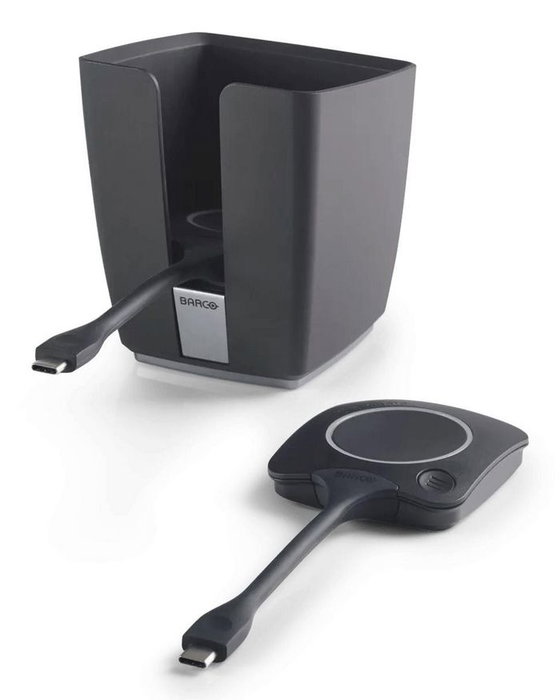 Barco ClickShare Tray con 2 botones USB-C Negro Barco ClickShare Tray con 2 botones USB-C Negro
