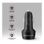 Axagon PWC-PQ48 Cargador de coche con USB-C Power Delivery 3 y USB-A Quick Charge 4+, negro