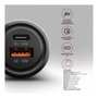 Axagon PWC-PQ48 Cargador de coche con USB-C Power Delivery 3 y USB-A Quick Charge 4+, negro