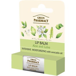 Green Pharmacy Bálsamo Labial Aloe Vera Y Lima Hidratante Intensivo 3,6G