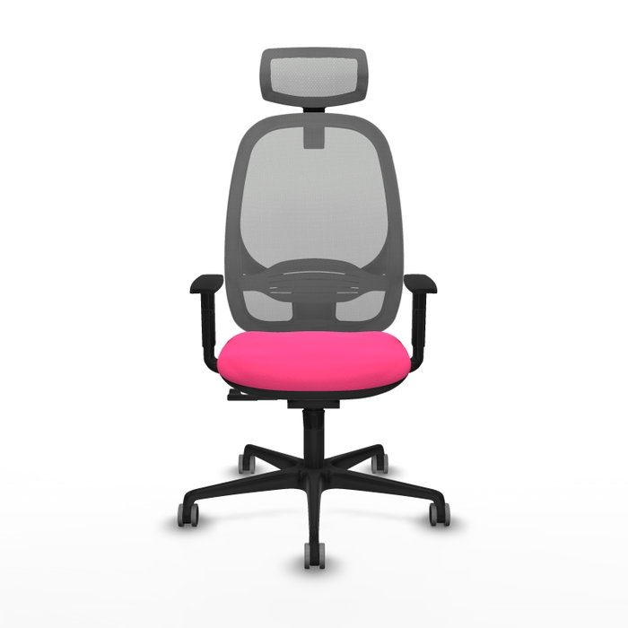 PIQUERAS Y CRESPO Silla de oficina Cilanco Rosa y Gris PIQUERAS Y CRESPO Silla de oficina Cilanco Rosa y Gris