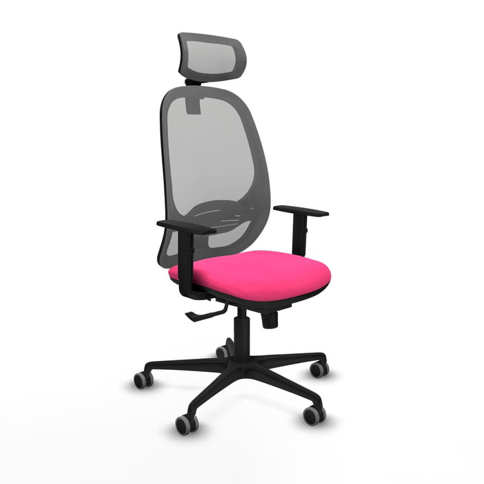 PIQUERAS Y CRESPO Silla de oficina Cilanco Rosa y Gris PIQUERAS Y CRESPO Silla de oficina Cilanco Rosa y Gris