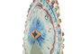 DKD Home Decor Decoración Metal Azul y Multicolor 51x17x39 cm