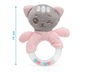 KioKids Peluche Sonajero Gatito Rosa Dolci Amici +3 Meses Juguete Bebé Suave