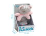KioKids Peluche Sonajero Gatito Rosa Dolci Amici +3 Meses Juguete Bebé Suave