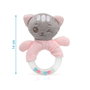 KioKids Peluche Sonajero Gatito Rosa Dolci Amici