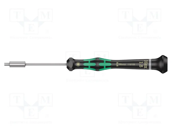 WERA Destornillador de precisión Kraftform Micro HEX 1,8mm WERA Destornillador de precisión Kraftform Micro HEX 1,8mm
