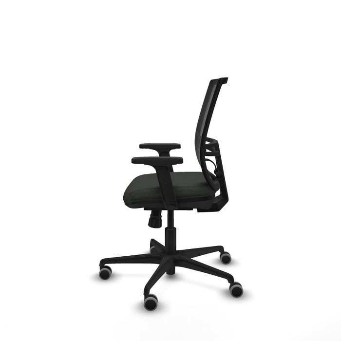 PIQUERAS Y CRESPO Silla de oficina Yunquera con mecanismo Sincro en Negro PIQUERAS Y CRESPO Silla de oficina Yunquera con mecanismo Sincro en Negro