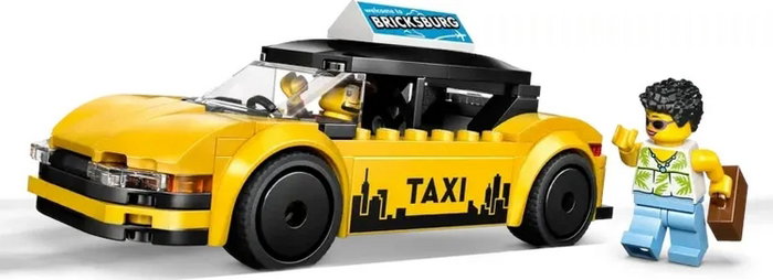 Lego City Taxi Amarillo 60487