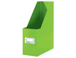 Leitz click&store Revistero de cartón plastificado verde 103x330x253 mm