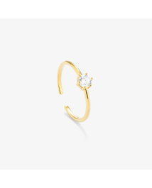 Radiant Anillo Solitario Gold BASICS Dorado Talla 54