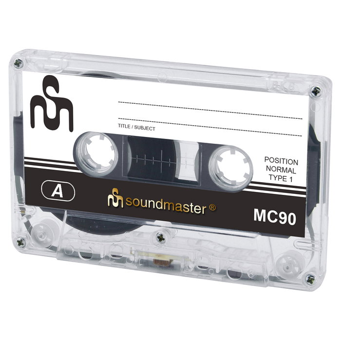 Soundmaster Sound MC905P grau Eisen Audiokassette Pack de 5