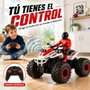 Crazon Moto Quad radio control escala 1:14 con luces y sonidos Rojo
