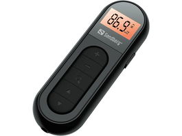 Sandberg Radio FM Recargable Ultracompacta para Exteriores y Emergencia con Auriculares Incluidos