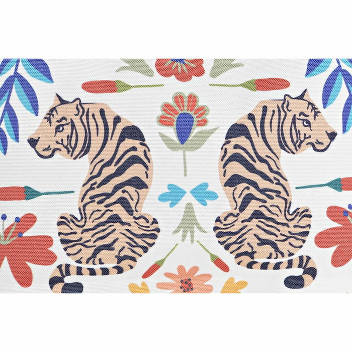 Neceser DKD Home Decor Blanco Beige Multicolor (2 Unidades)