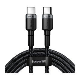 Baseus Cafule Cable USB Tipo C a Tipo C 100W 2m Gris/Negro