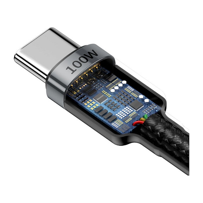 Baseus Cafule Cable USB Tipo C a Tipo C 100W 2m Gris/Negro