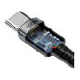 Baseus Cafule Cable USB Tipo C a Tipo C 100W 2m Gris/Negro