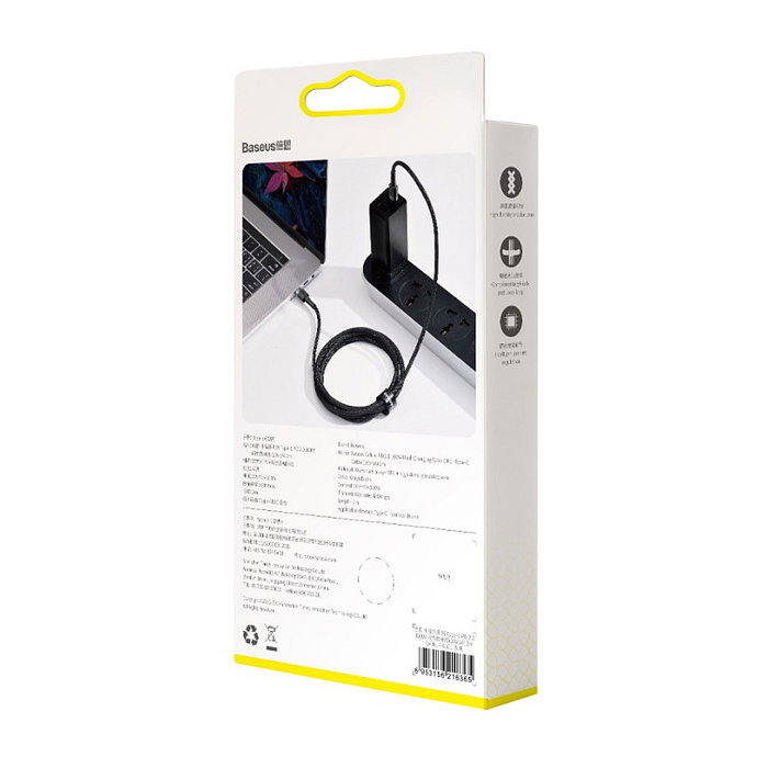 Baseus Cafule Cable USB Tipo C a Tipo C 100W 2m Gris/Negro