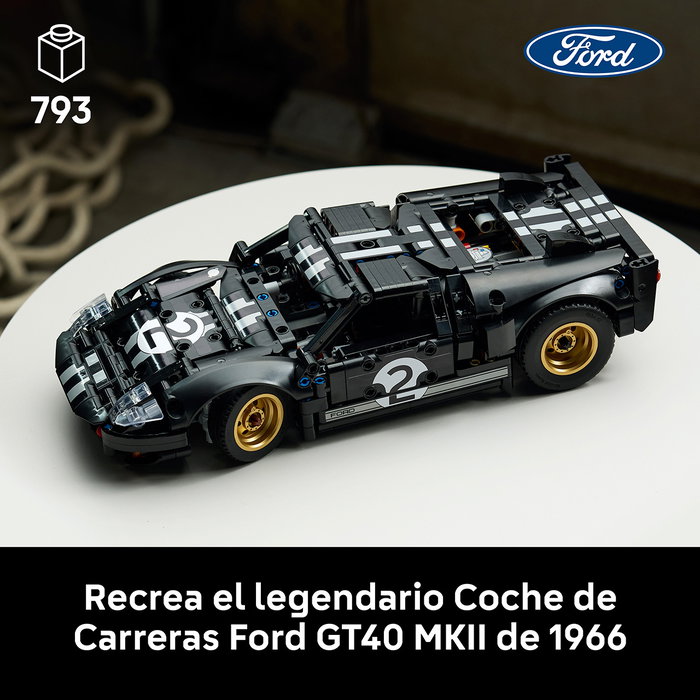 LEGO Coche de Carreras Ford GT40 MKII 1966 Set de Construcción Technic 42223 para Adultos +18 Años LEGO Coche de Carreras Ford GT40 MKII 1966 Set de Construcción Technic 42223 para Adultos +18 Años