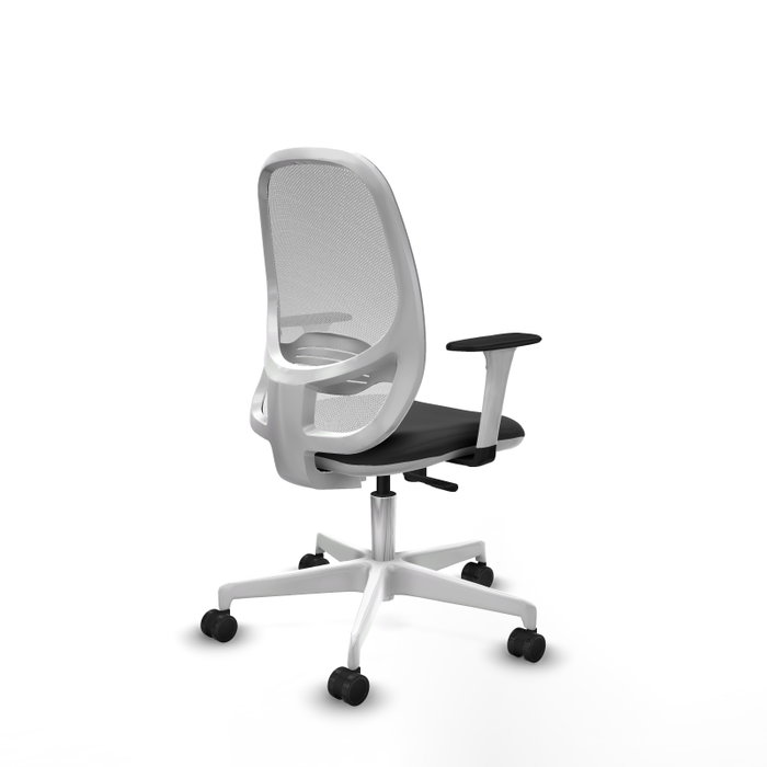 PIQUERAS Y CRESPO Silla de oficina Cilanco con mecanismo Sincro, Gris oscuro y Blanco PIQUERAS Y CRESPO Silla de oficina Cilanco con mecanismo Sincro, Gris oscuro y Blanco