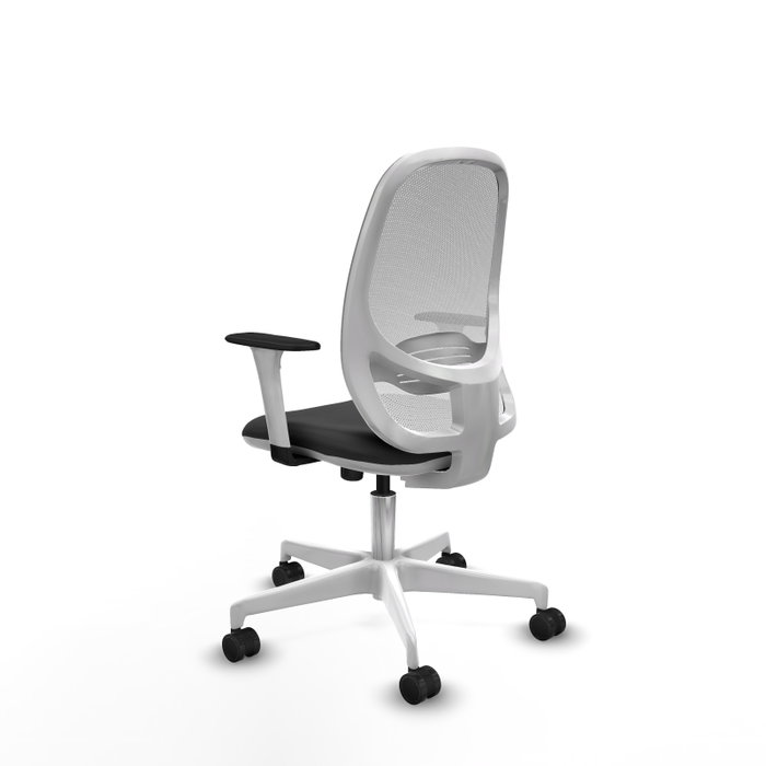PIQUERAS Y CRESPO Silla de oficina Cilanco con mecanismo Sincro, Gris oscuro y Blanco PIQUERAS Y CRESPO Silla de oficina Cilanco con mecanismo Sincro, Gris oscuro y Blanco