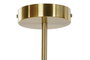 DKD Home Decor Lámpara de Techo Moderna Negro Dorado 83 x 83 x 128 cm Metal Cristal