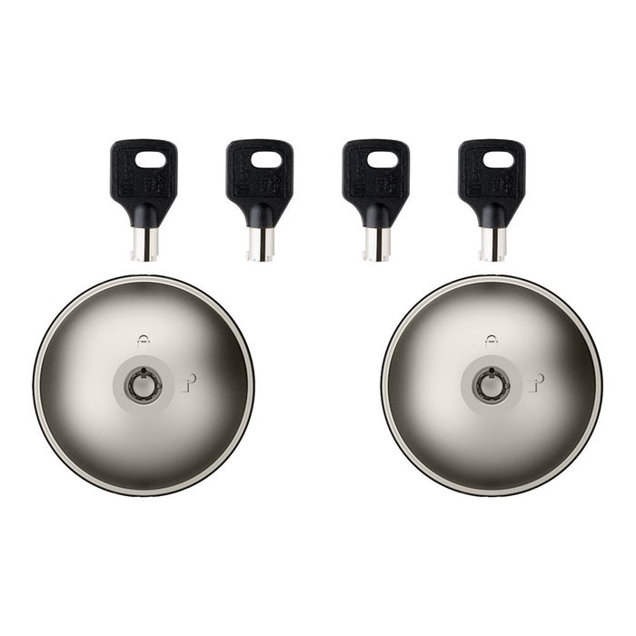 Kit 2 cerraduras para vehiculos ufo2 puerta doble 8092332415 meroni