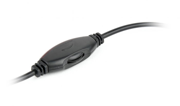 GEMBIRD Auriculares con micrófono para videollamadas, control de volumen, 2 conectores Jack (audio y micrófono)