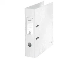 Leitz Archivador de palanca WOW Cartón forrado 180 DIN A4 80 mm Blanco