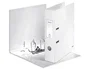 Leitz Archivador de palanca WOW Cartón forrado 180 DIN A4 80 mm Blanco