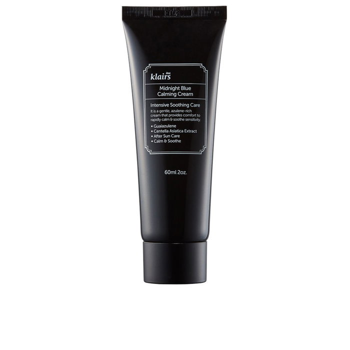 KLAIRS Midnight Blue Calming Cream 60 ml - Crema Facial Nocturna Calmante e Hidratante con Guaiazuleno y Centella Asiática para Piel Sensible KLAIRS Midnight Blue Calming Cream 60 ml - Crema Facial Nocturna Calmante e Hidratante con Guaiazuleno y Centella Asiática para Piel Sensible