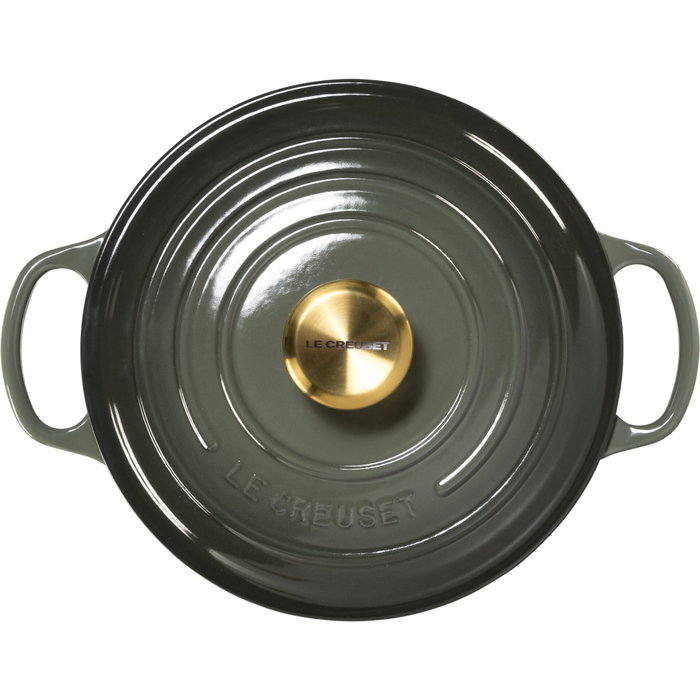 Le Creuset Signature Cazuela redonda 24 cm thyme