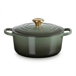 Le Creuset Signature Bräter Runde Gusseisen-Bratpfanne 24 cm Thymian