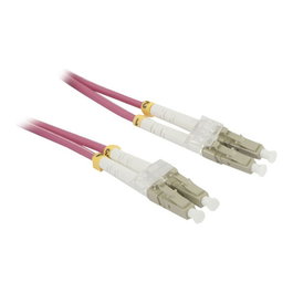 Synergy21 Patchcord de Fibra OM4 LWL-2-Faser-Patchk 5 m, LC-LC, 50/125 um, AD 3 mm