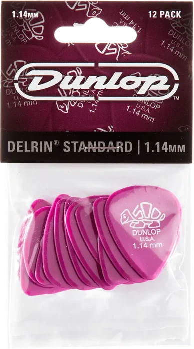 Dunlop Pack 12 Púas Delrin 500 - 1,14Mm