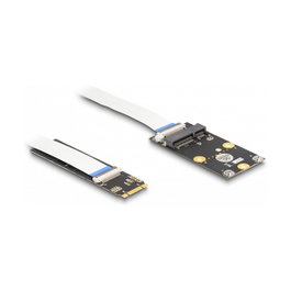 DeLOCK Convertidor M.2 Key B+M a 1 x Mini PCIe con cable flexible