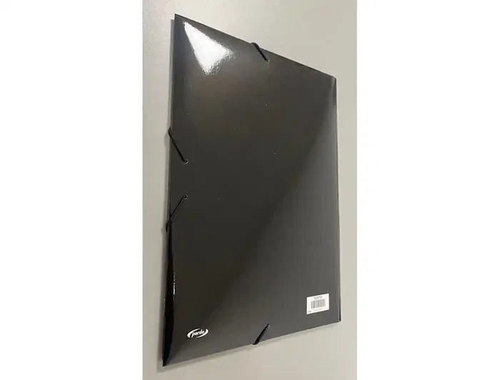 Stydio Style Carpeta de cartón brillante A4 con 3 solapas y gomas, colores pastel surtidos, expositor de 24 unidades