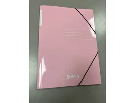 Stydio Style Carpeta de cartón brillante A4 con 3 solapas y gomas, colores pastel surtidos, expositor de 24 unidades