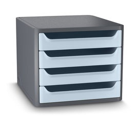 Modulo Cep 1400F First 4 Cajones Gris/Azul Palido