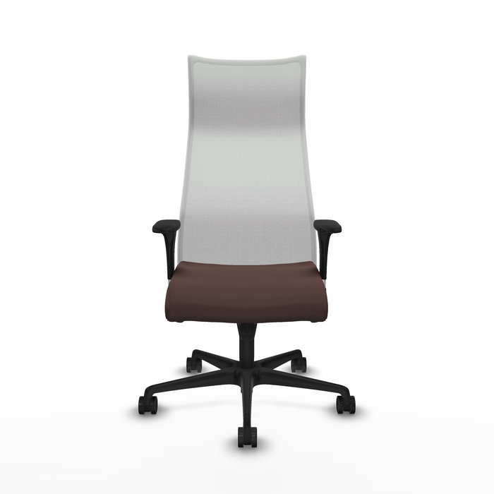 Sillón Albacete con mecanismo Sincro tapizada con Similpiel color Marrón oscuro y malla color Blanco. Equipado con Base nailon negra, Brazos 1D y Ruedas 65mm nailon Sillón Albacete con mecanismo Sincro tapizada con Similpiel color Marrón oscuro y malla color Blanco. Equipado con Base nailon negra, Brazos 1D y Ruedas 65mm nailon