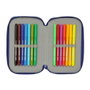 SAFTA Plumier F.C. Barcelona 25/26 de 29 Piezas con Doble Compartimento