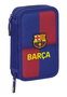 Safta Plumier Doble Pqño 29 Pcs F.C. Barcelona 1ª Equipación 25/26, 12.5x19.5x4 cm, Estuche Escolar