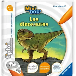 Ravensburger 13099018 Tiptoi Libro interactivo Mini Doc' Dinosaurios 4 años