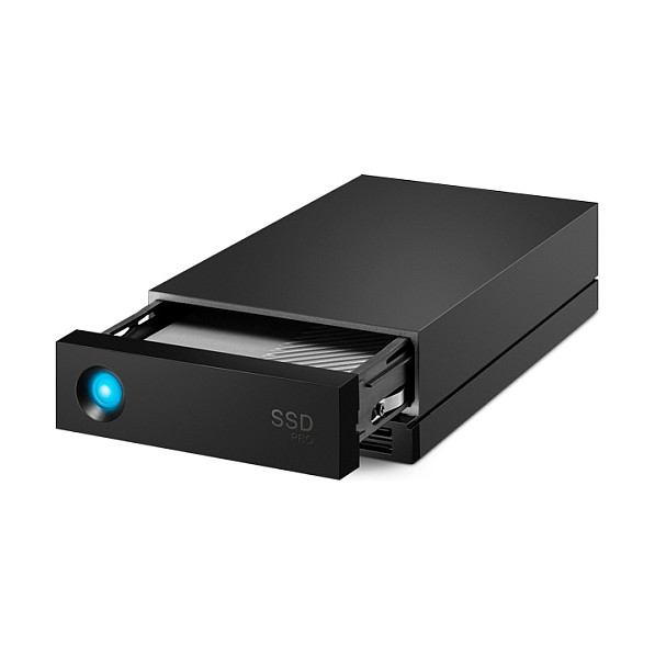LaCie 1big Dock Disco Duro Externo de 18 TB (schwarz) con 2 Puertos Thunderbolt 3, 7200 RPM, Compatible con Mac y Windows, Lector de Tarjetas CF/SD