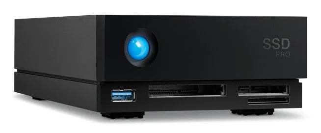 LaCie 1big Dock STHS18000800 - Disco Duro Externo 18 TB 7200 RPM USB-C/A Thunderbolt 3 Negro, con Lector de Tarjetas CF/SD