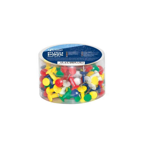 Aguja Señalizadora Push-Pin Forofis Caja De 100 Surtidas (Set de 20) Aguja Señalizadora Push-Pin Forofis Caja De 100 Surtidas (Set de 20)