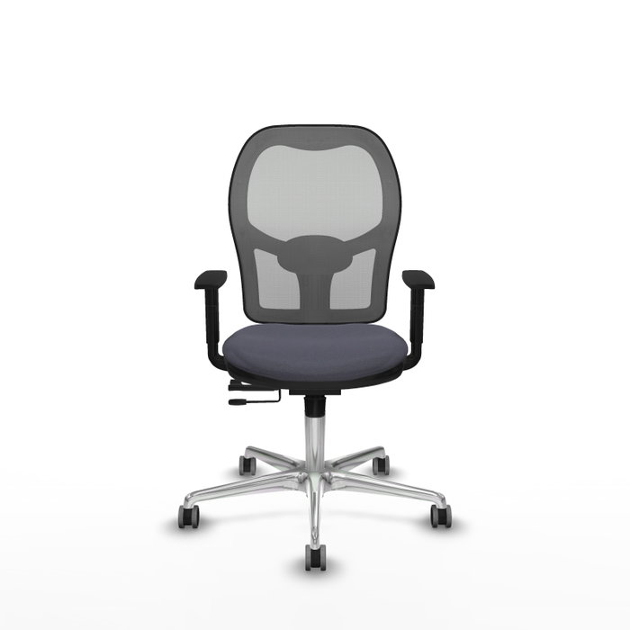 PIQUERAS Y CRESPO Silla de oficina Jorquera con mecanismo Sincro/Traslack Gris