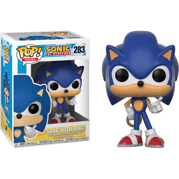 Funko Figura POP Sonic with Ring 9cm Caja Regalo Vinilo