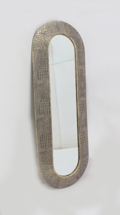DKD Home Decor Espejo de Metal y Cristal Envejecido Dorado 34x4x97